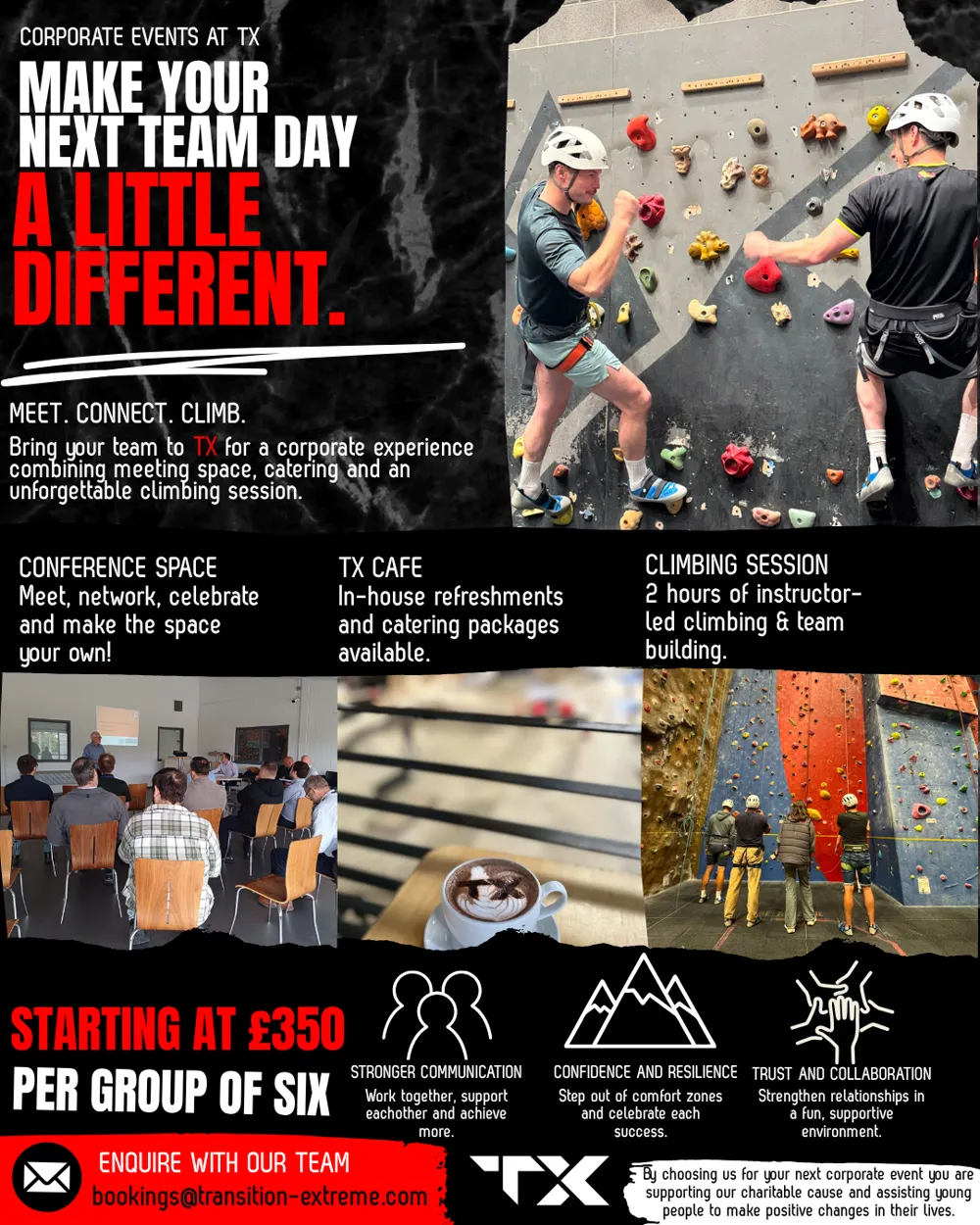 Corporate Events flyer